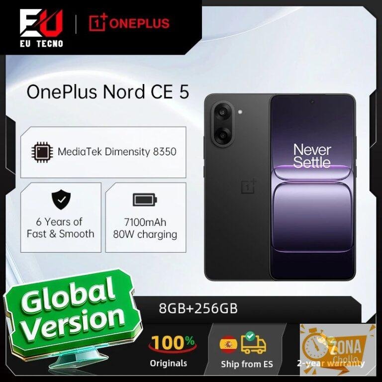 Versión Global del Teléfono Inteligente OnePlus Nord CE 5 5G… — 236,61 €