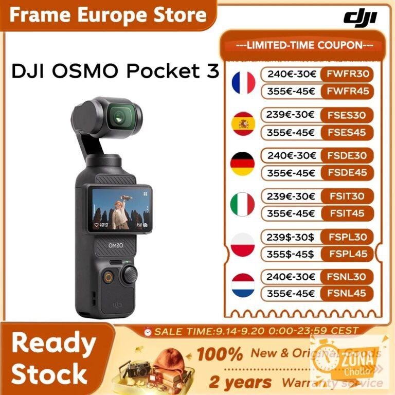 DJI OSMO Pocket 3, Potente Sensor de 1 Pulgada, 4K/120fps, Pantalla… — 319,94 €