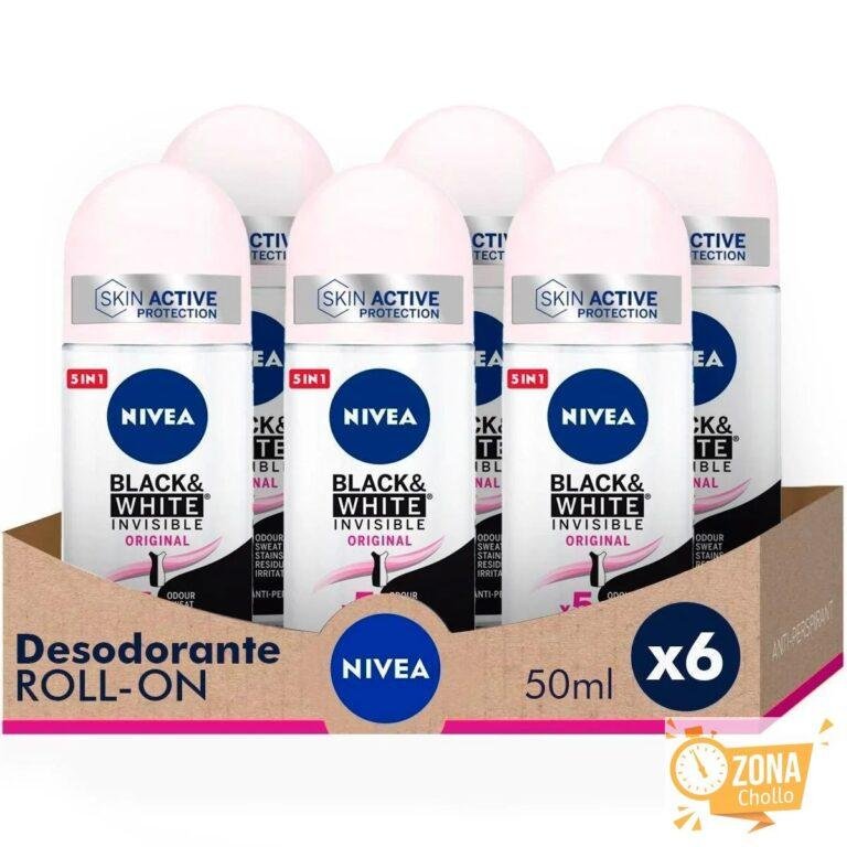 NIVEA Pack ahorro – Black & White Invisible Original Roll on… — 13,49 €