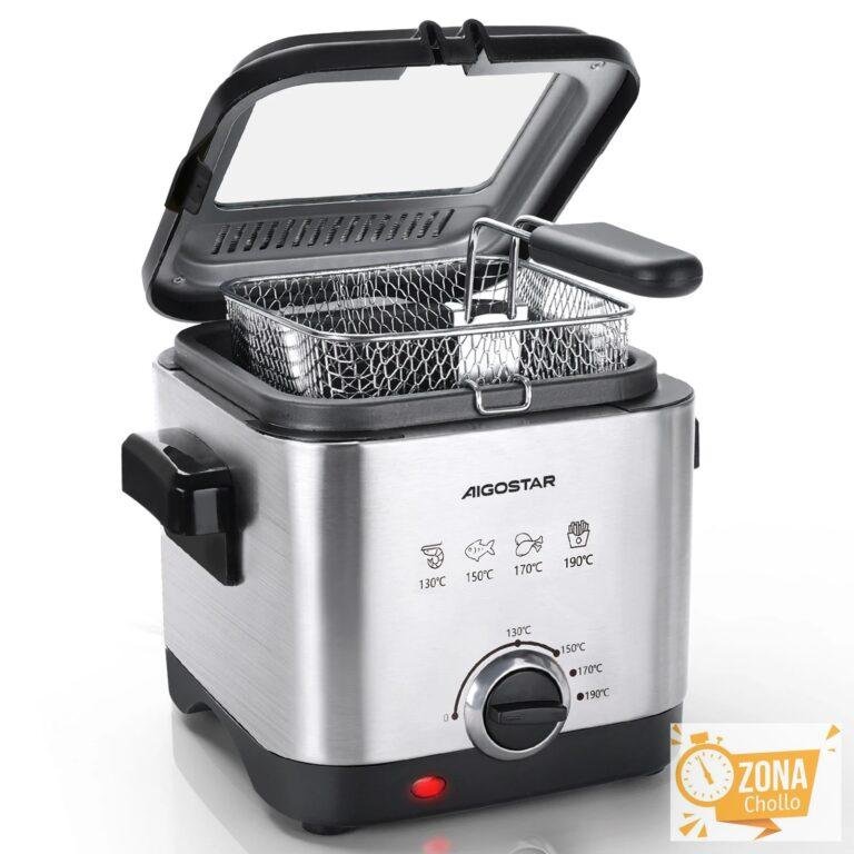 AIGOSTAR Freidora de 1.5L , Gran Ventana Transparente y Temperatura… — 32,10 €