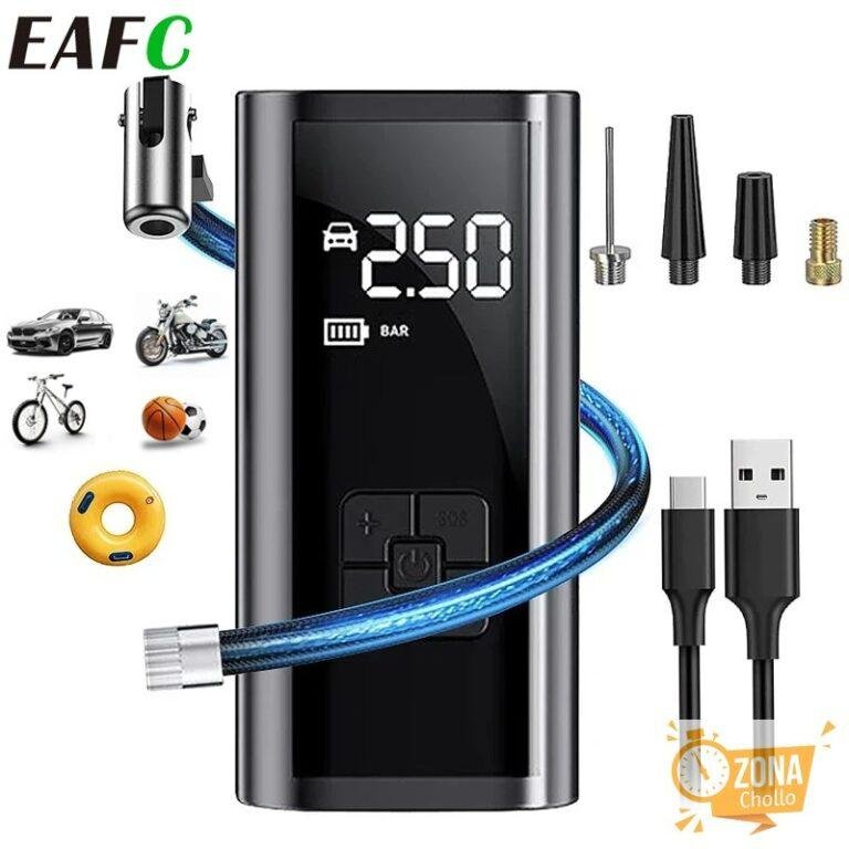 EAFC bomba de aire de coche portátil inalámbrico 150PSI compresor de… — 15,17 €