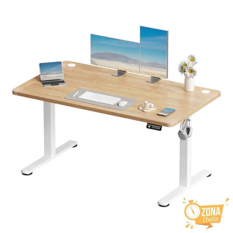 Escritorio Elevable Eléctrico Ajustable en Altura con Panel… — 87,12 €