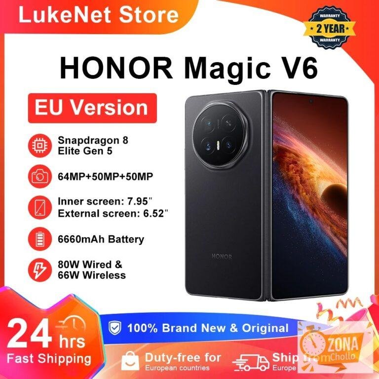 HONOR Magic V6 Versión EU, Teléfono Inteligente 5G, Snapdragon 8… — 1513,62 €