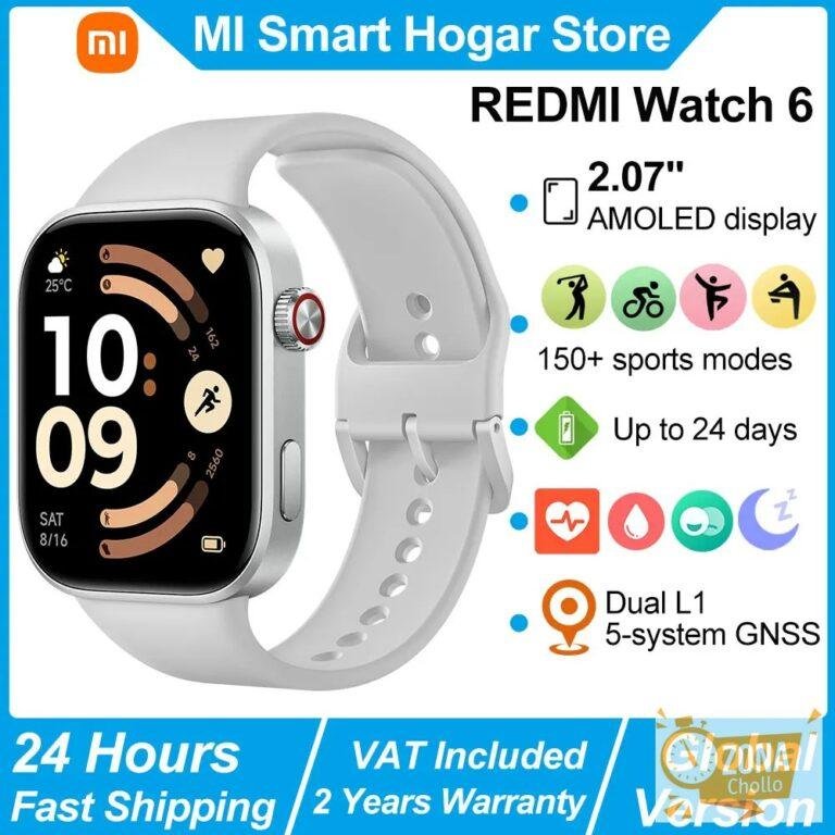 Reloj Inteligente Xiaomi REDMI Watch 6, Llamadas por Bluetooth… — 95,80 €