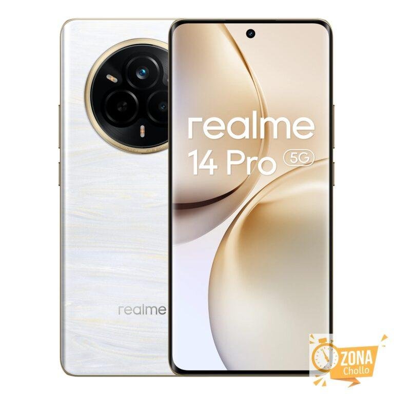 Teléfono – realme 14 Pro, Versión Europea, Cámara Sony IMX882 OIS… — 215,26 €