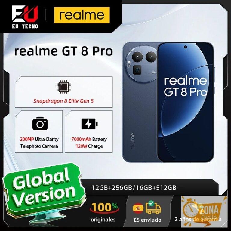 Versión europea del realme GT 8 Pro 5G: cámara teleobjetivo de 200… — 668,01 €