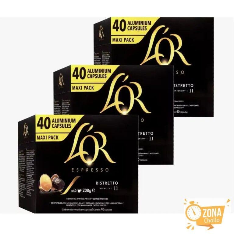 Ristretto L’Or Cápsulas de Café Ristreto embalagem 120 unidades — 30,10 €
