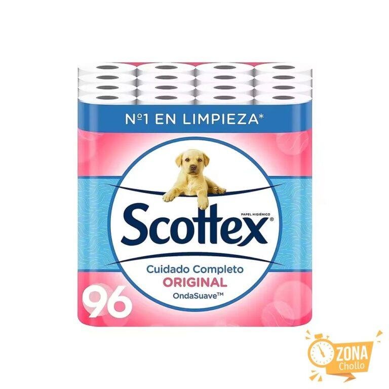 Scottex Orginal Papel Higiénico 96 rollos,12rollos*8paquete,rollos… — 26,51 €