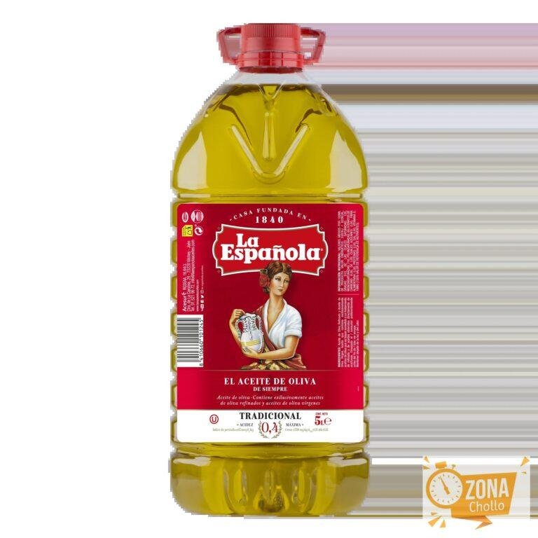 Aceite de Oliva Suave 0,4 Garrafa 5L La Española — 23,89 €