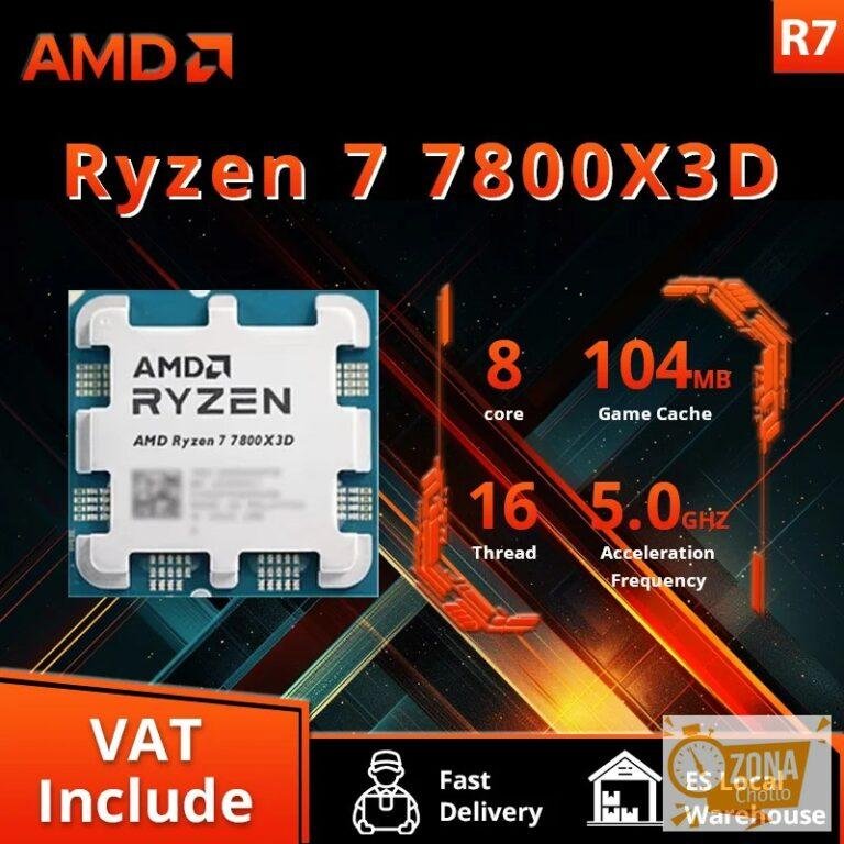 Procesador de juegos AMD RYZEN 7 7800X3D CPU AMD R7 7800X3D 8… — 248,05 €
