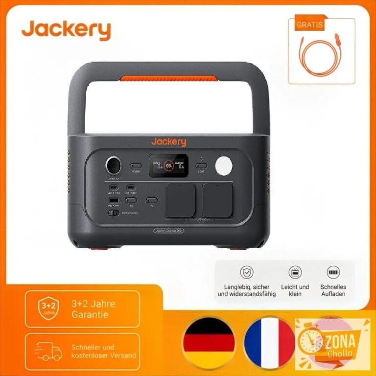 Estación de Energía Portátil Jackery Explorer 500 V2 con Cable para… — 357,20 €