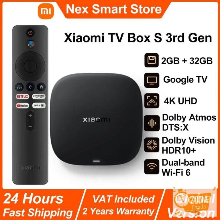 Nuevo Xiaomi TV Box S 3rd Gen, Smart Android TV Box 4K UHD… — 53,92 €