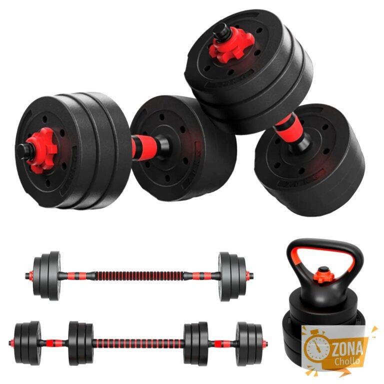 RELAXTY Juego de Mancuernas Ajustables 2 en 1-10kg 20kg 40kg – Kit… — 22,05 €