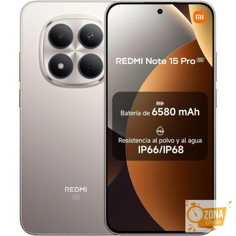 XIAOMI REDMI Note 15 Pro 5G 8GB+256GB – Pantalla de 6,83″ 1.5K… — 269,35 €