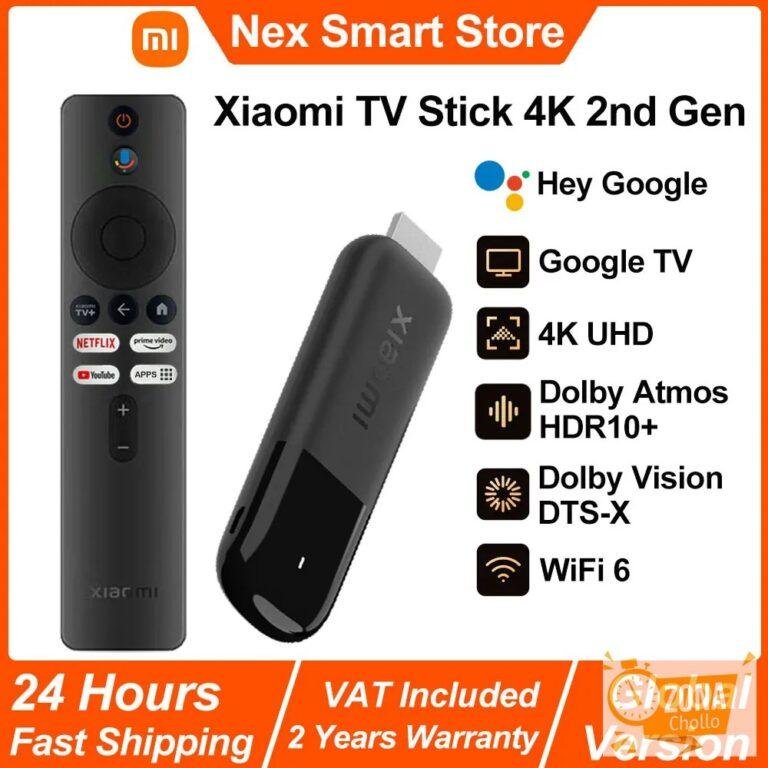 2025 Xiaomi TV Stick 4K 2nd Gen, Google TV, WiFi 6 Medios de… — 69,30 €