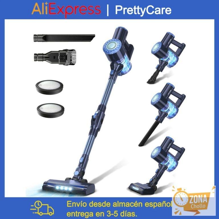 Aspiradora Inalámbrica PrettyCare W400, 25KPA de Succión, Aspiradora… — 70,39 €
