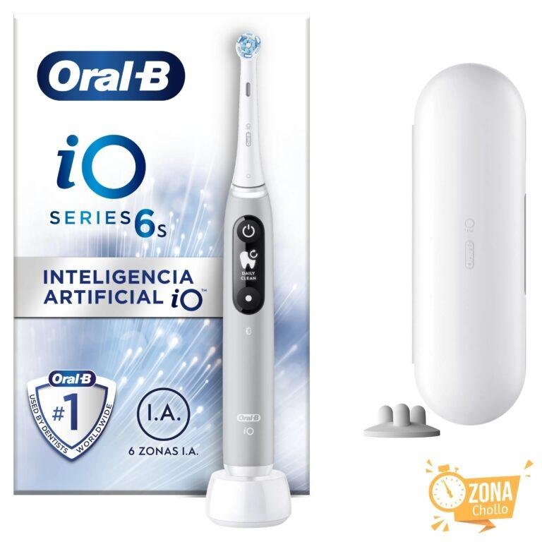 Oral-B iO 6S cepillo eléctrico con 2 cabezales y 1 estuche de viaje… — 133,43 €
