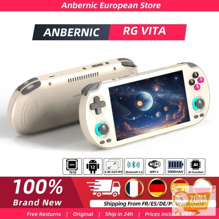 Consola de Juegos Retro Anbernic RG Vita, Pantalla Táctil IPS de… — 86,30 €