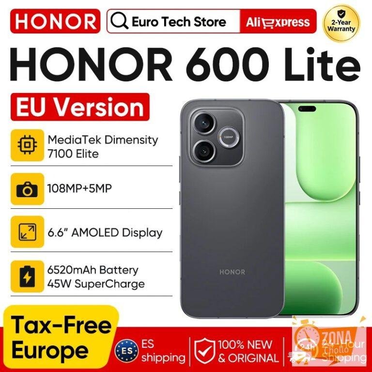 HONOR 600 Lite 5G, Teléfono Inteligente de 6.6 Pulgadas, Versión… — 238,49 €