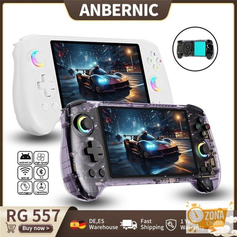 ANBERNIC RG557 consola de juegos portátil Retro dimensión 8300 5,48… — 221,41 €