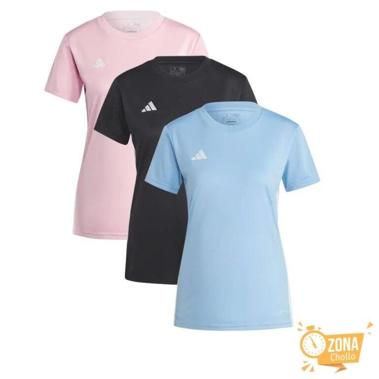 Adidas Pack 3 Camisetas Mujer Manga Corta Deporte – Color Celeste… — 46,50 €