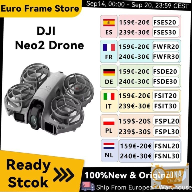 DJI Neo2 Drone Fly Camera Drone 4K Video estabilizado 151g Luz y… — 205,12 €