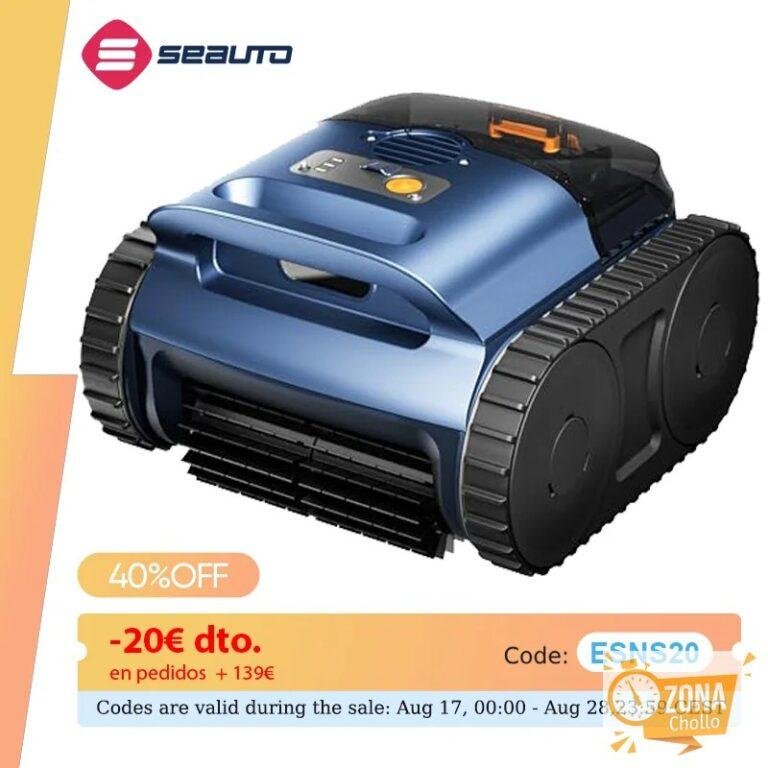 Aspiradora para piscinas Seauto, 3 modos para limpieza de suelos y… — 179,92 €