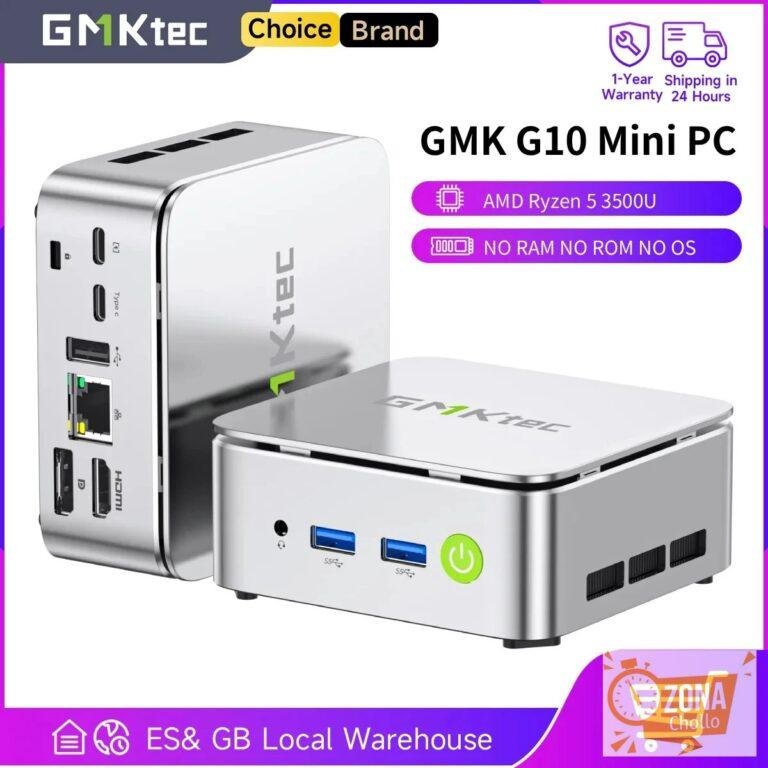 Mini PC GMKtec G10 con AMD Ryzen5 3500U (Supera a N150/N97)… — 125,39 €