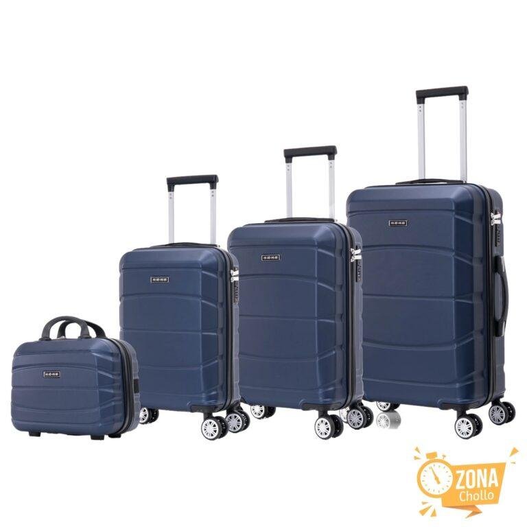 Conjunto de Maletas de Viaje Elegantes: Carcasa Ligera de ABS… — 59,41 €