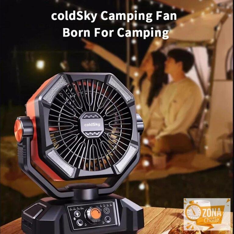 Ventilador de Camping coldSky con 4 linternas LED, ventilador de… — 31,59 €