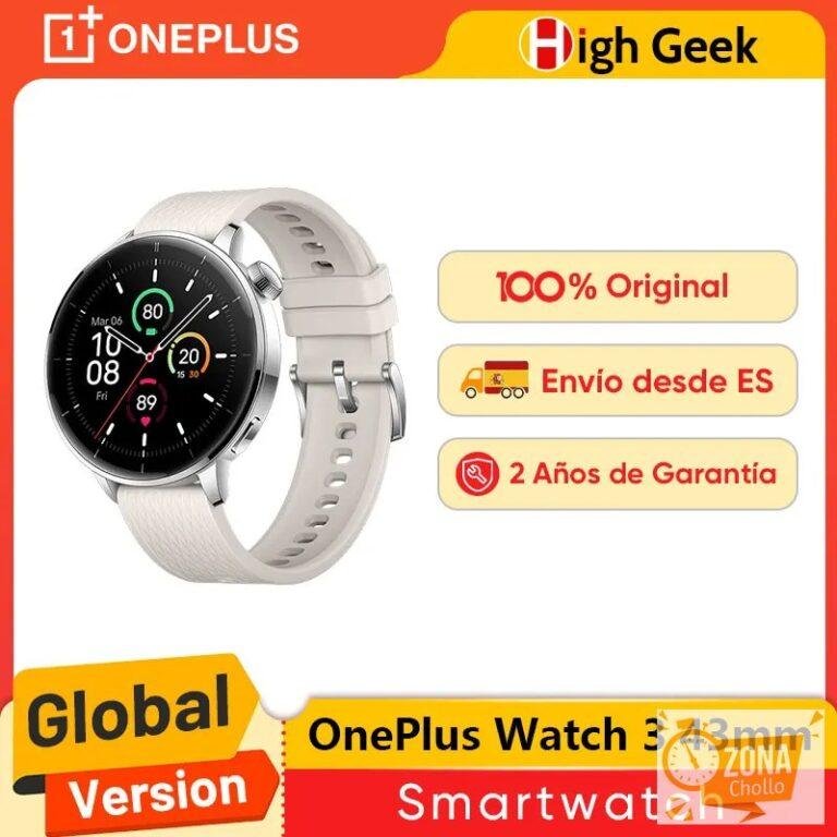 Versión global OnePlus Watch 3 Smartwatch de 43 mm Pantalla AMOLED… — 122,99 €