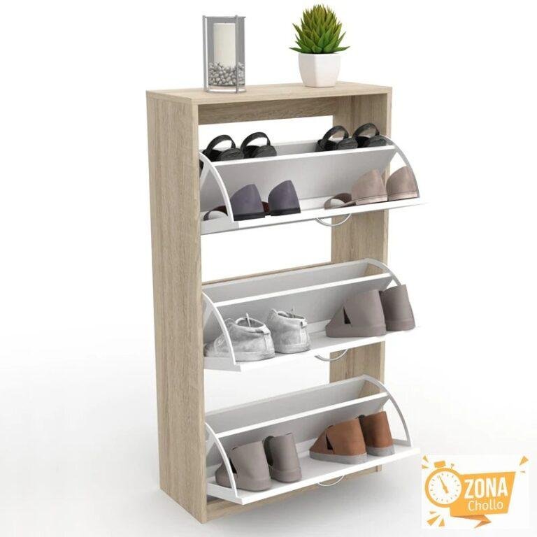 Dormidan – Zapatero 3 Puertas, Mueble Armario, Gran Capacidad — 44,90 €
