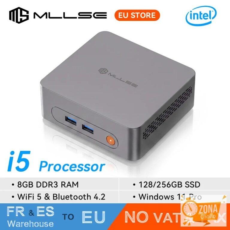 Mini PC MLLSE M3 Pro, Intel Core I5-4310U, 8GB de RAM DDR3, SSD de… — 116,37 €