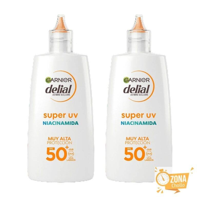GARNIER| Delial Pack de 2 SUPER UV Niacinamida FPS50+ Crema Fluida… — 16,10 €