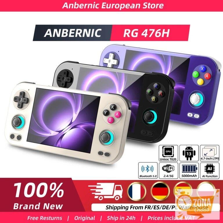 Consola de Juegos Retro Portátil Anbernic RG476H, Pantalla LTPS… — 159,42 €