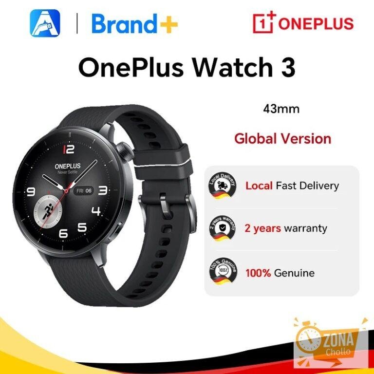 Versión global OnePlus Watch 3 43 mm Smartwatch Pantalla AMOLED de… — 122,42 €