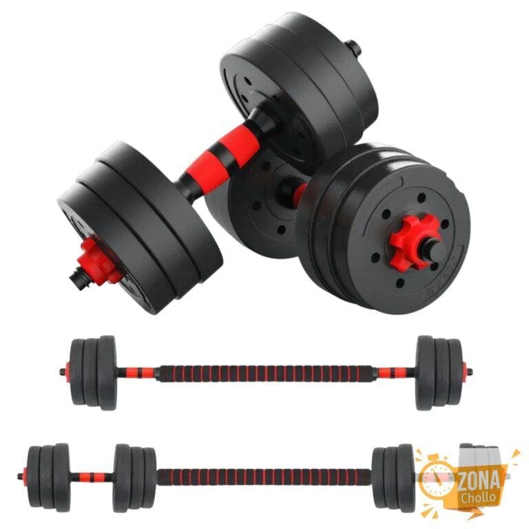 Juego De Mancuernas Ajustables 2 en 1,con barras,Multifución… — 16,06 €