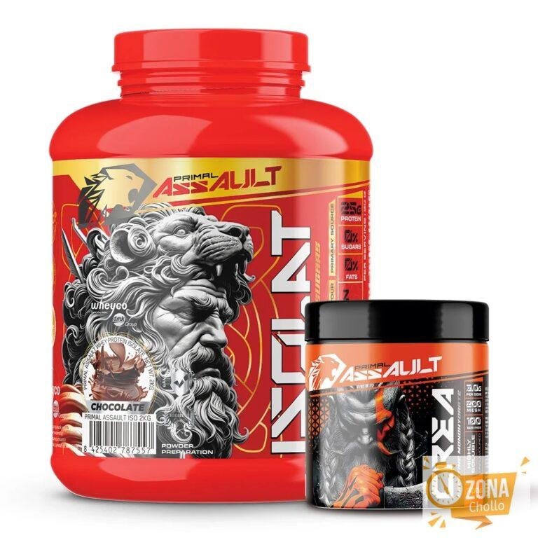 PRIMAL ASSAULT | Pack de Proteina ISOLATE 2KG + Creatina en Polvo… — 57,00 €