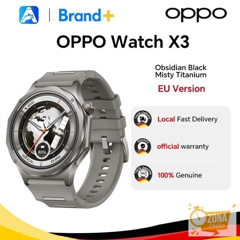 Versión para la UE del reloj inteligente OPPO Watch X3 con Wear OS… — 232,74 €