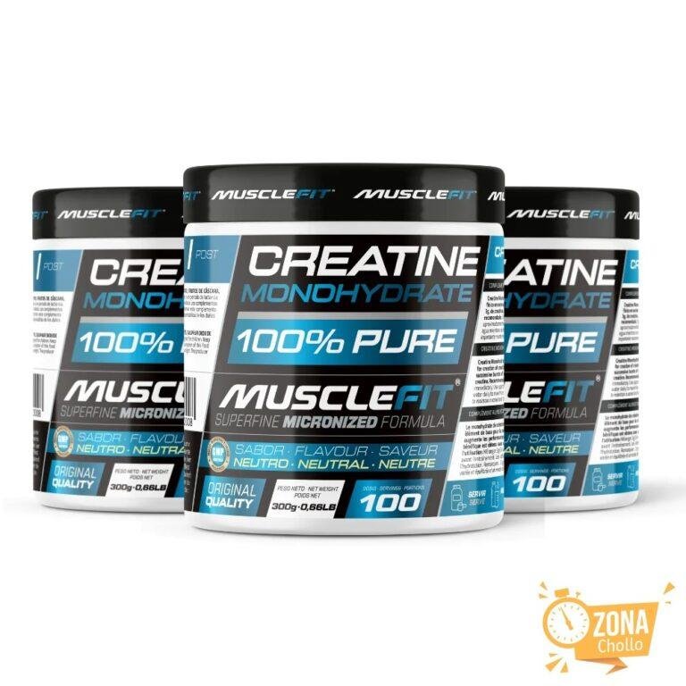 Pack 3 Creatina Monohidrato Micronizada – MuscleFit │Pack Súper… — 25,84 €