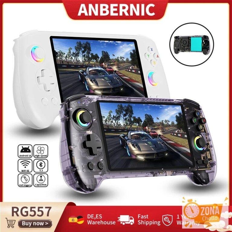 Consola de Juegos Portátil Anbernic RG557, Pantalla AMOLED de… — 193,65 €