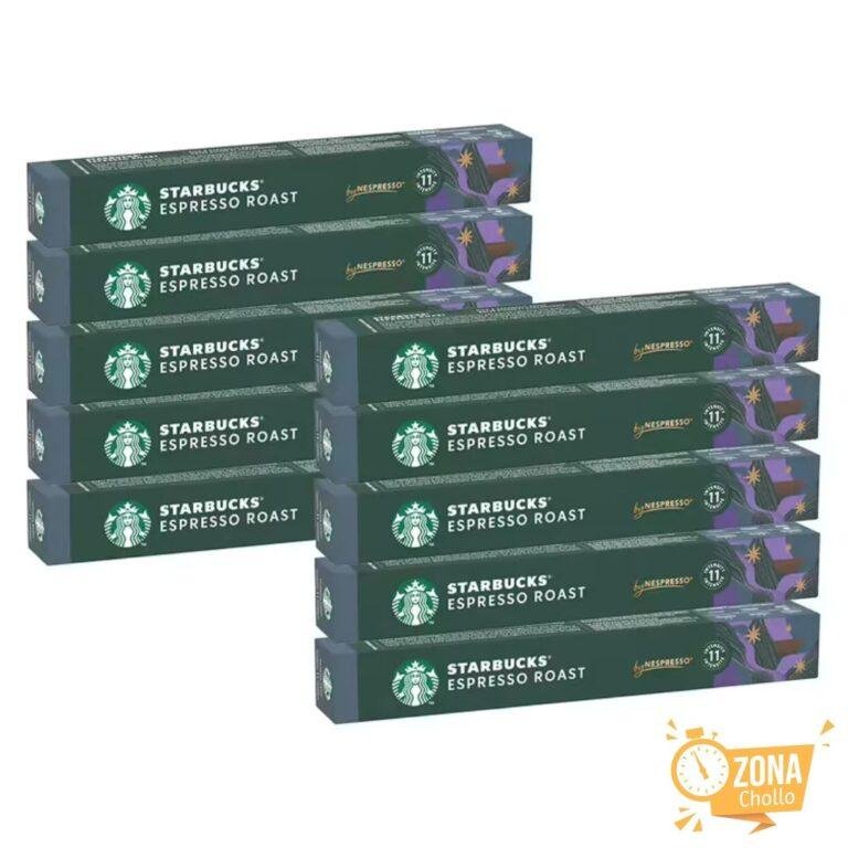 Pack Café Starbucks 100 Cápsulas Espresso Roast Compatibles… — 35,98 €