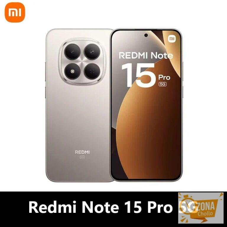 Xiaomi Redmi Note 15 Pro 5G, NFC, Pantalla AMOLED 1.5K CrystalRes de… — 277,25 €