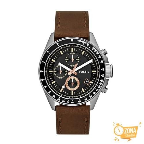 Fossil Reloj para Hombre Decker, movimiento Cronógrafo Cuarzo, 44mm — 77,30 € (-48 %) en Amazon