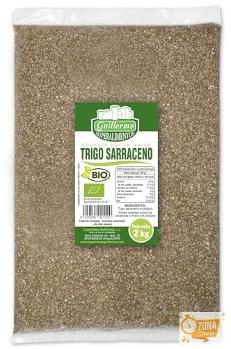 Guillermo Trigo sarraceno BIO Bolsa 2kg. Bajo en grasa Fuente de… — 7,16 € -31%