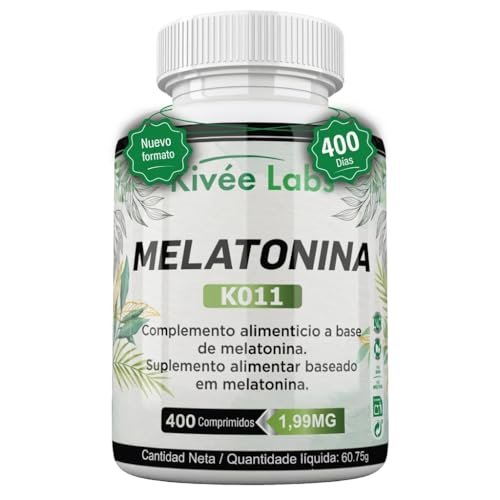 KivéeLabs® 400 Comprimido Melatonina Pura 1,99 mg Suministro +1 Año | — 9,48 € en Amazon