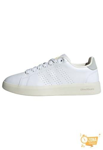 adidas Mujer Advantage Premium Leather Shoes, Cloud White / Cloud — 35,36 € (-64 %) en Amazon