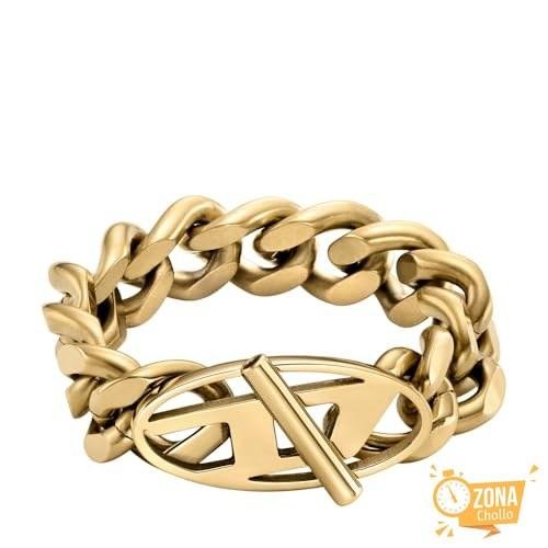 Diesel Anillos unisex de acero inoxidable, 9, Acero inoxidable — 20,40 € (-48 %) en Amazon