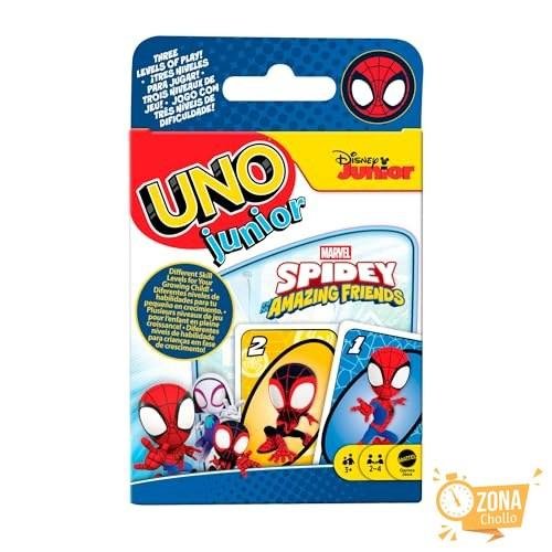 Mattel Games UNO Junior Marvel Spidey y Sus increíbles Amigos — 3,99 € (-60 %) en Amazon