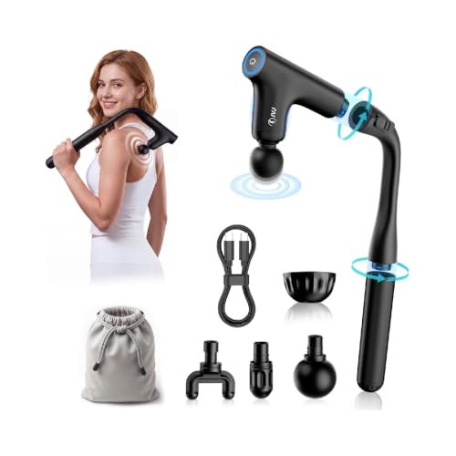 IVJ Pistola de Masaje Muscular Profundo con Mango Extensible — 63,17 € en Amazon